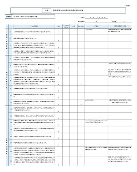 保護者評価集計シート