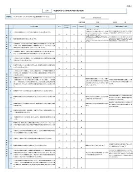 保護者評価集計シート